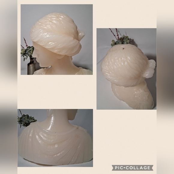Anthropologie Vintage Roman Bust Decorative Candle - Large! - Picture 9 of 10